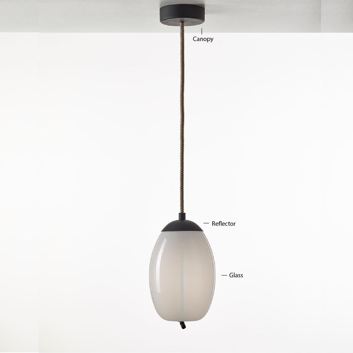 Lampe suspendue Knot Uovo grande taille