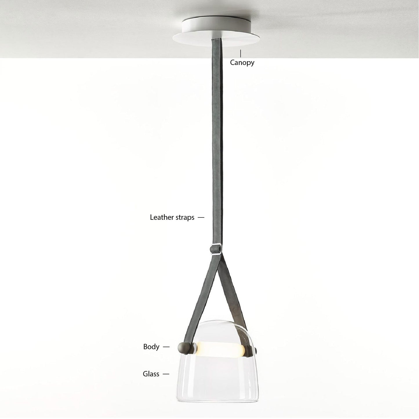 Grande lampe suspendue Mona