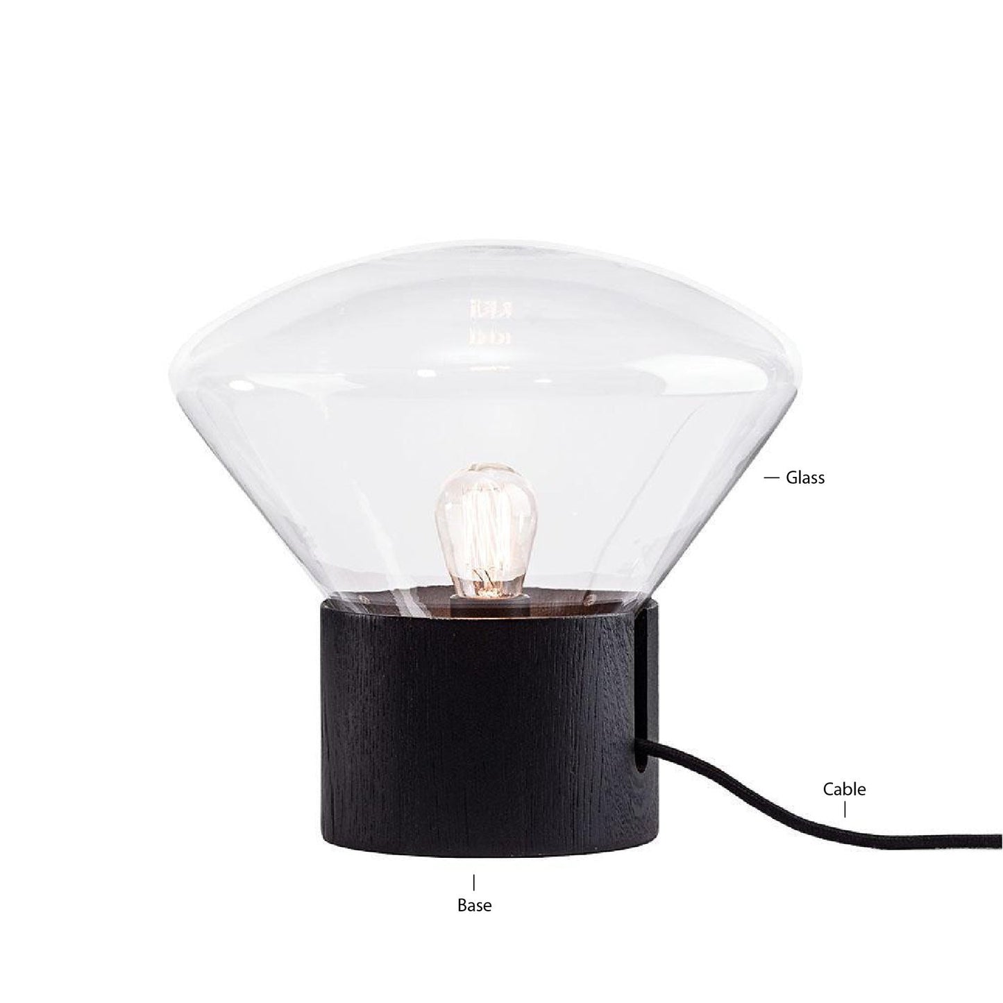 Lampe de table moyenne Muffins