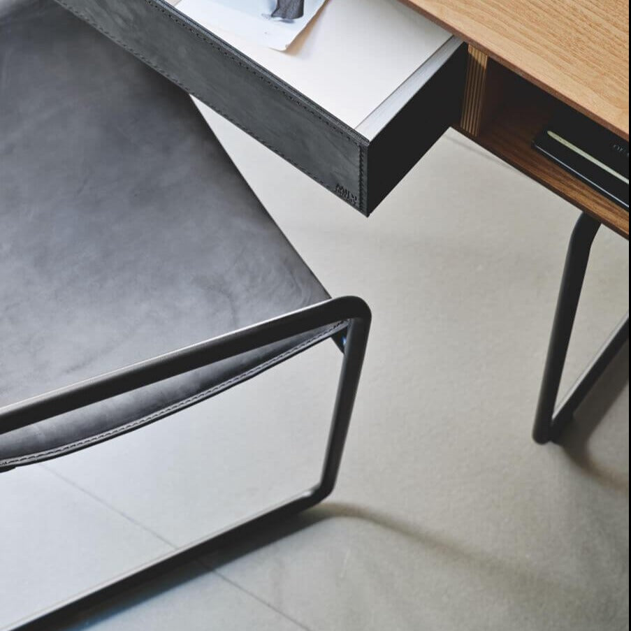 Fauteuil en cuir Apelle PM CU