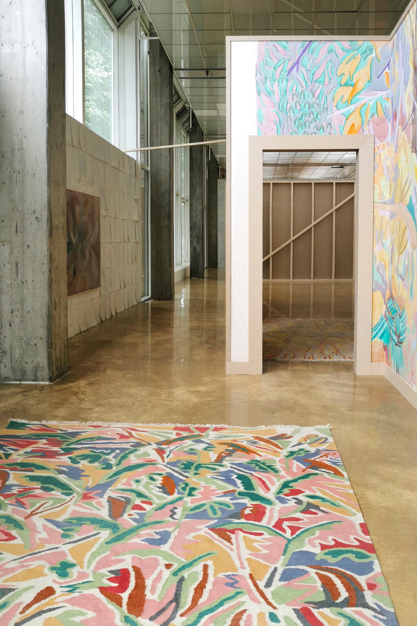 Tapis tissé plat Morning Mist