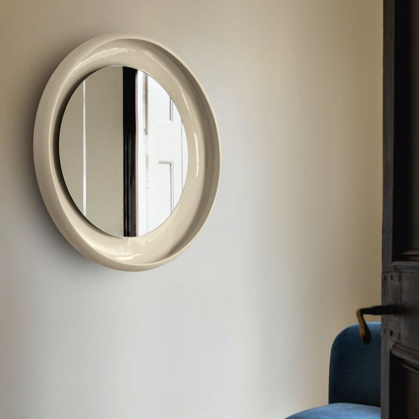 Miroir rond Coque