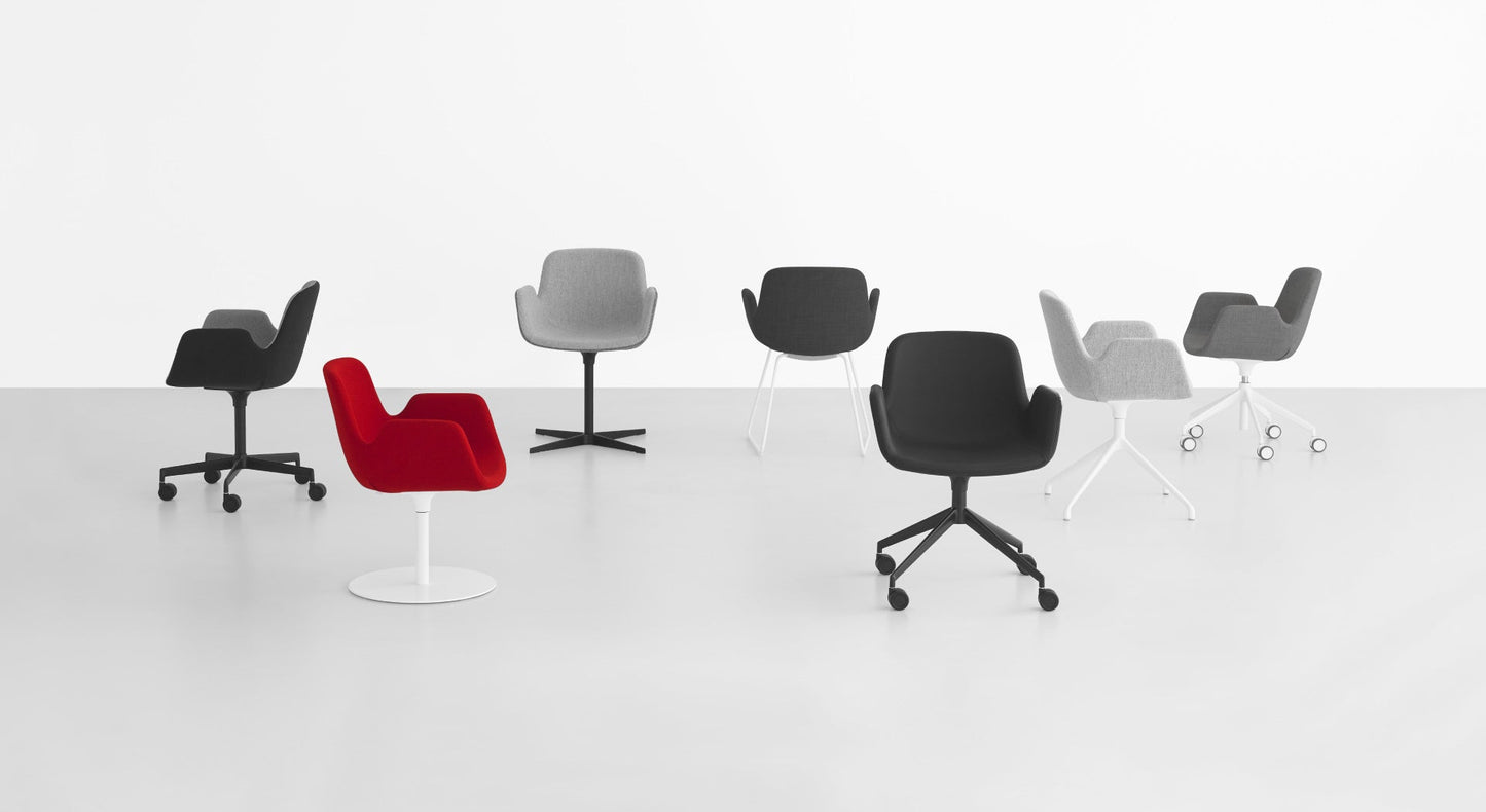 Fauteuil de bureau Pass réglable en hauteur sur roulettes