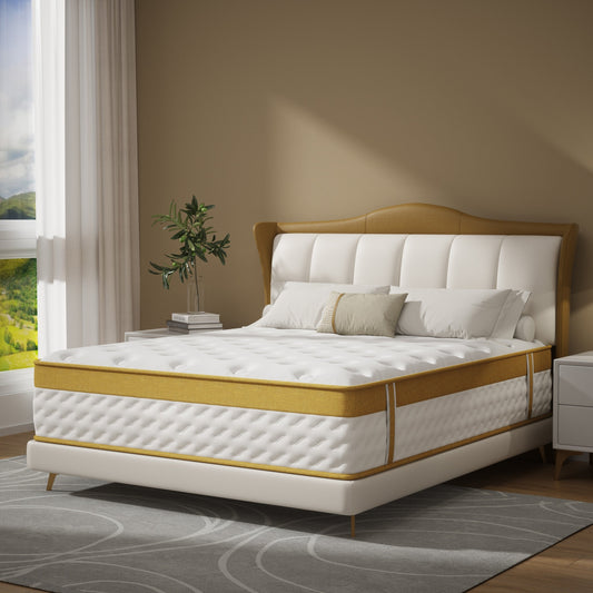 Matelas hybride en mousse à mémoire de forme et à ressorts de 10 pouces