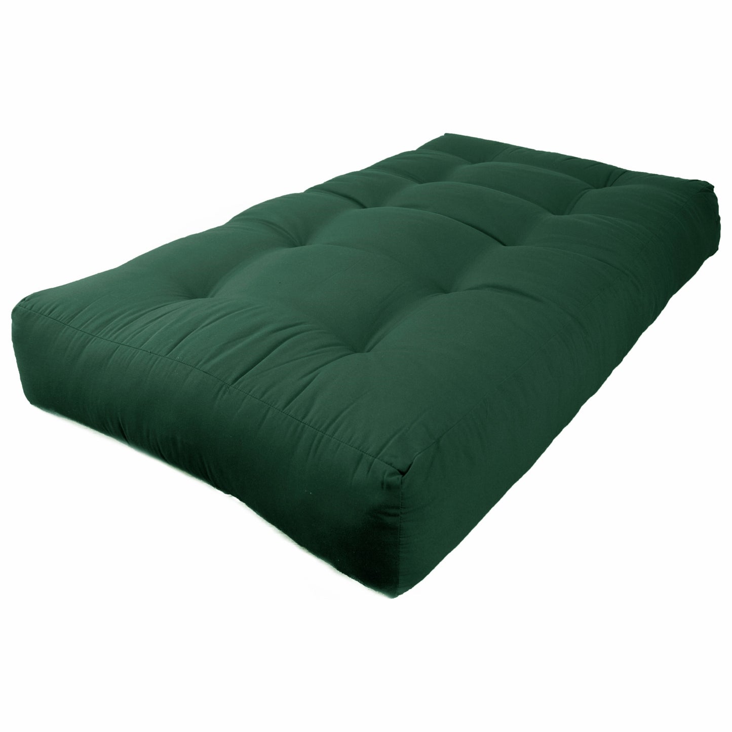 Matelas futon en sergé de 10 pouces d'épaisseur (simple, double ou grand lit)