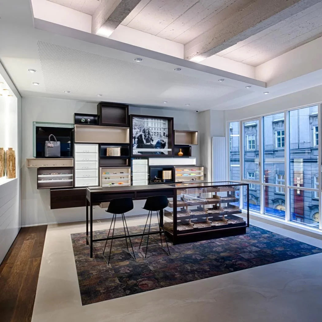 Tabouret de bar Miunn avec base en luge