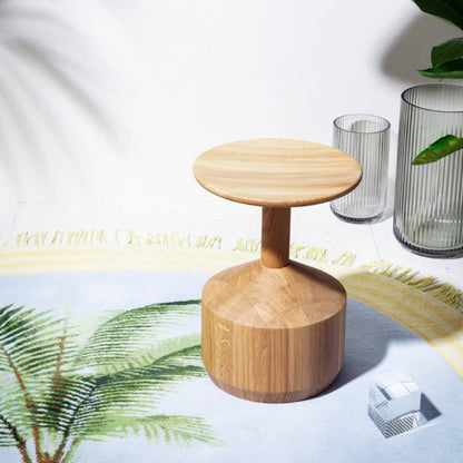 Tabouret et table d'appoint Pezzo