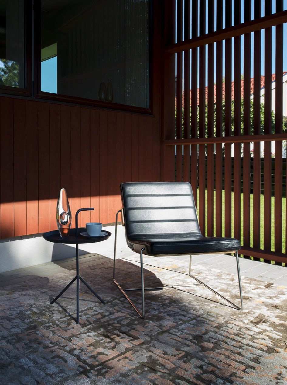 Tapis mural patiné tufté à la main