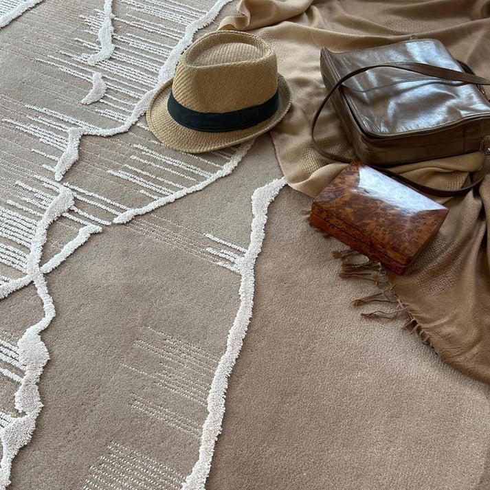 Tapis touffeté à la main Surf