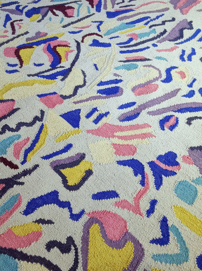 Tapis tissé plat Winter Storm