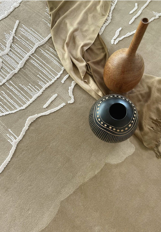 Tapis touffeté à la main Surf