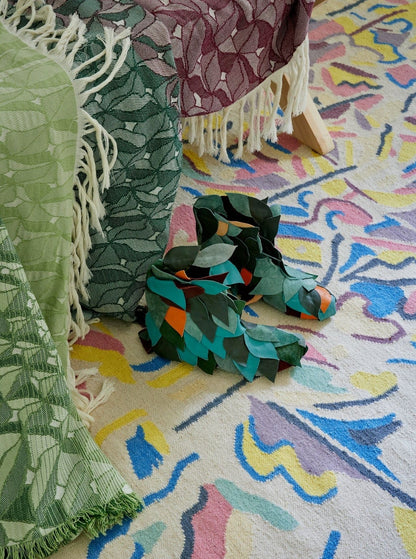 Tapis tissé plat Winter Storm