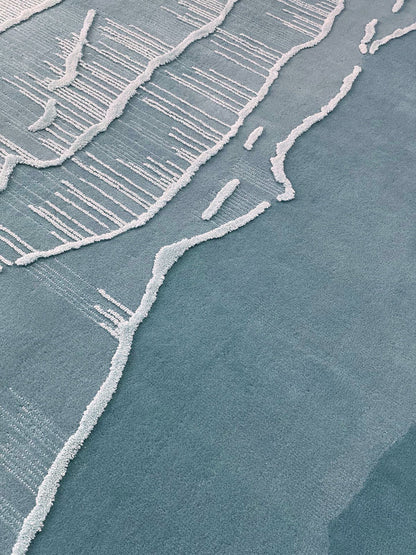 Tapis touffeté à la main Surf