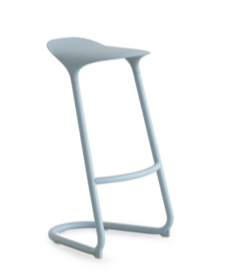 Comptoir croisé et tabouret de bar