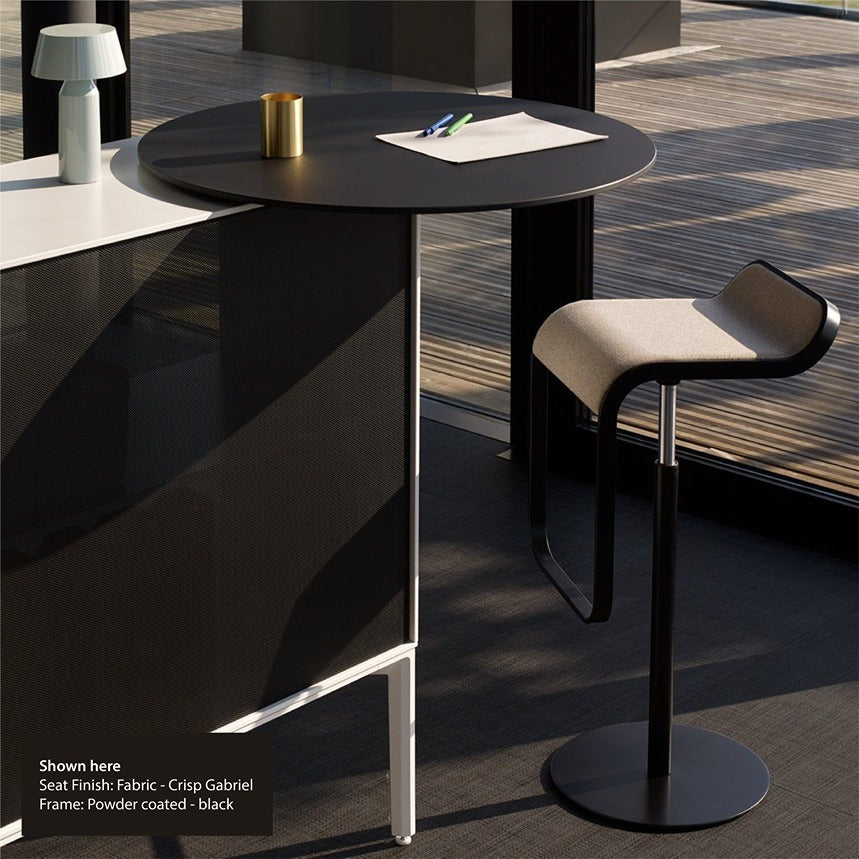 Tabouret réglable en hauteur LEM - Vérin à gaz chromé mat