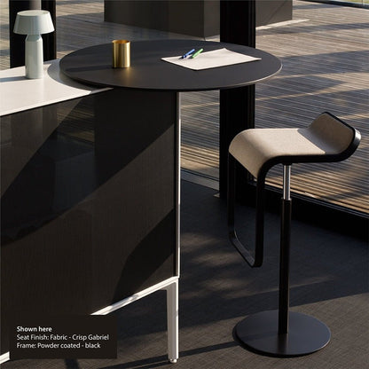 Tabouret réglable en hauteur LEM - Vérin à gaz chromé mat