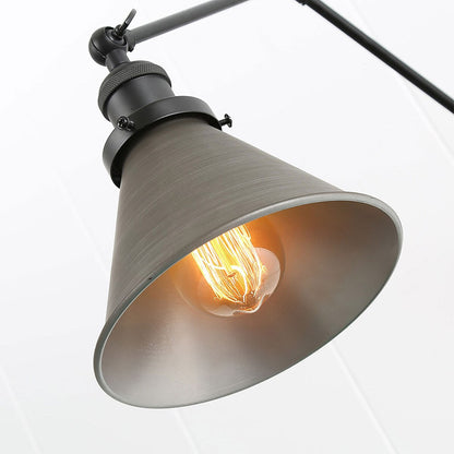 Ensemble de 2 appliques murales modernes à bras pivotant réglables Malryn, à brancher ou à brancher