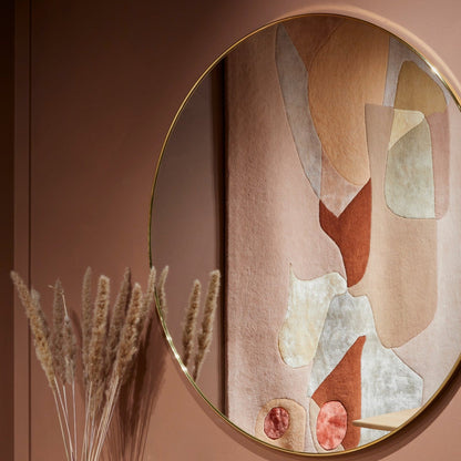 Tapis touffeté à la main Rosè