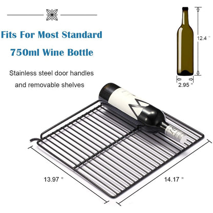 Mini-réfrigérateur à vin/boisson pour 26 bouteilles (17,52 x 19,29 x 31,18 pouces)