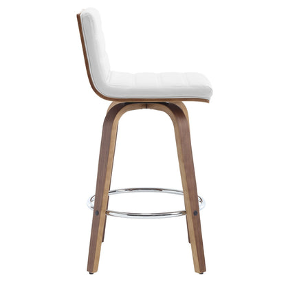 Tabourets de bar/comptoir pivotants en similicuir 26/29, lot de 2/3