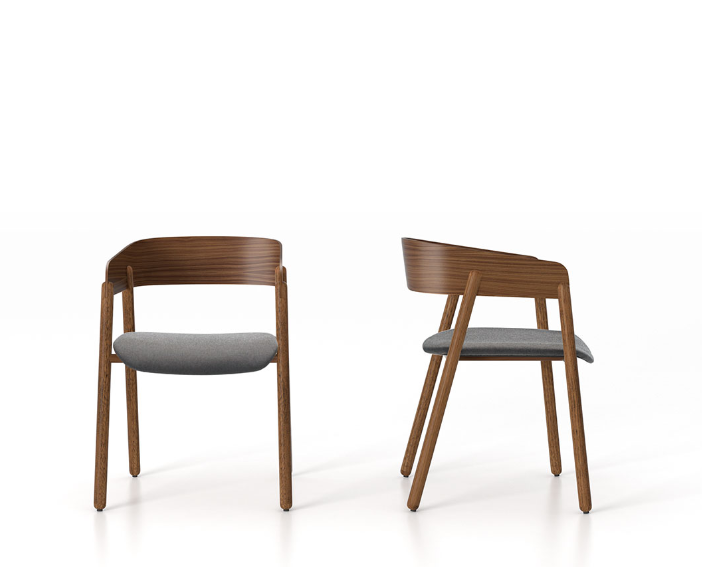 Chaise rembourrée Mava