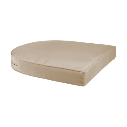 Ensemble de salle à manger en résine tressée blanche 5 pièces