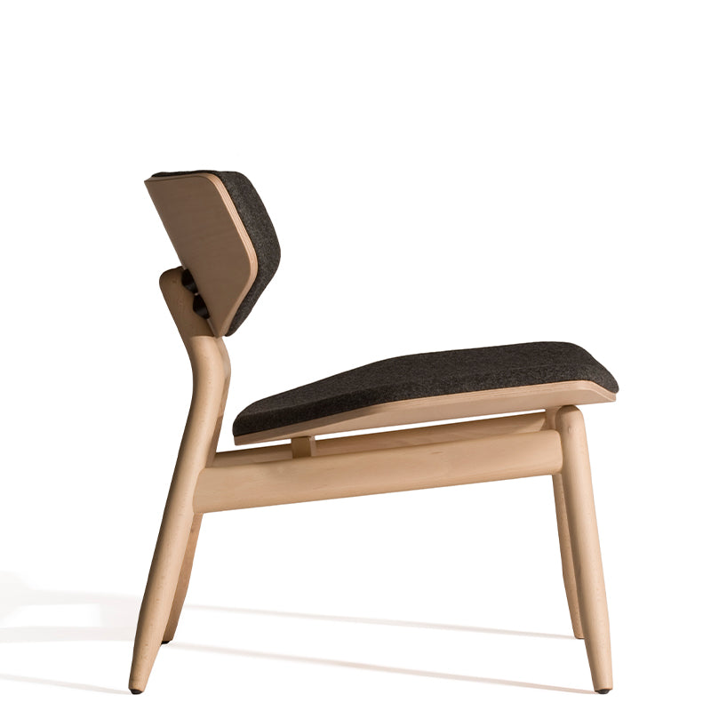 Fauteuil lounge Eco 501P - Semi-rembourré