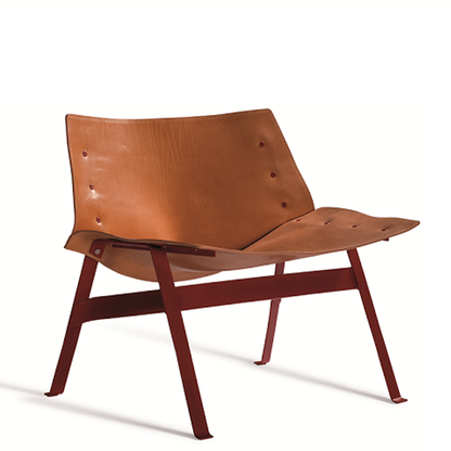 Fauteuil Lounge Panel 517V - Cuir