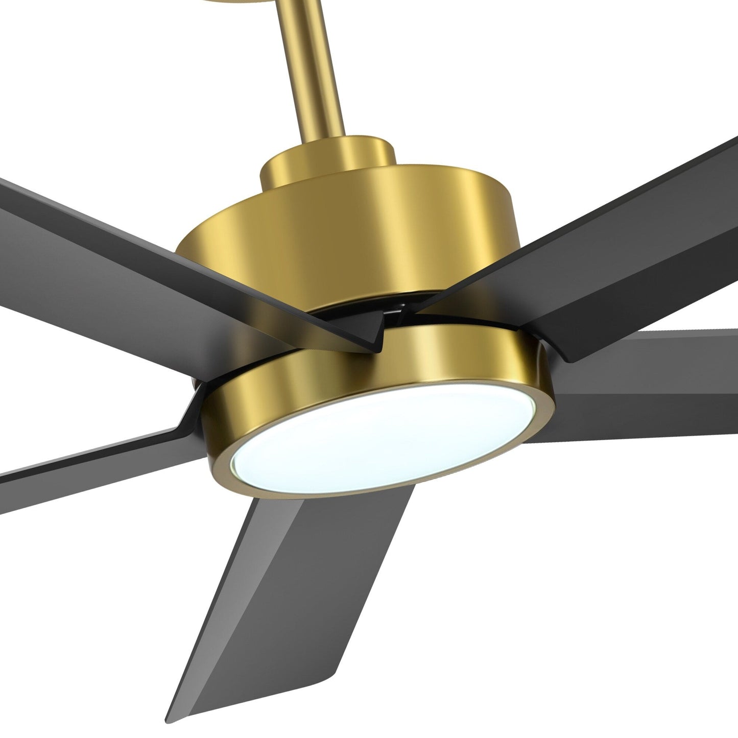 Ventilateur de plafond LED Breezary 65/52/42 à 5 pales avec kit d'éclairage et télécommande