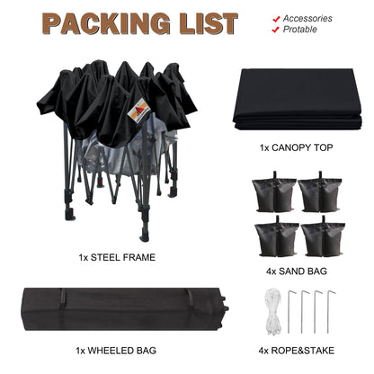 ABCCANOPY Tente à baldaquin facile à monter et durable Tente à baldaquin d'extérieur