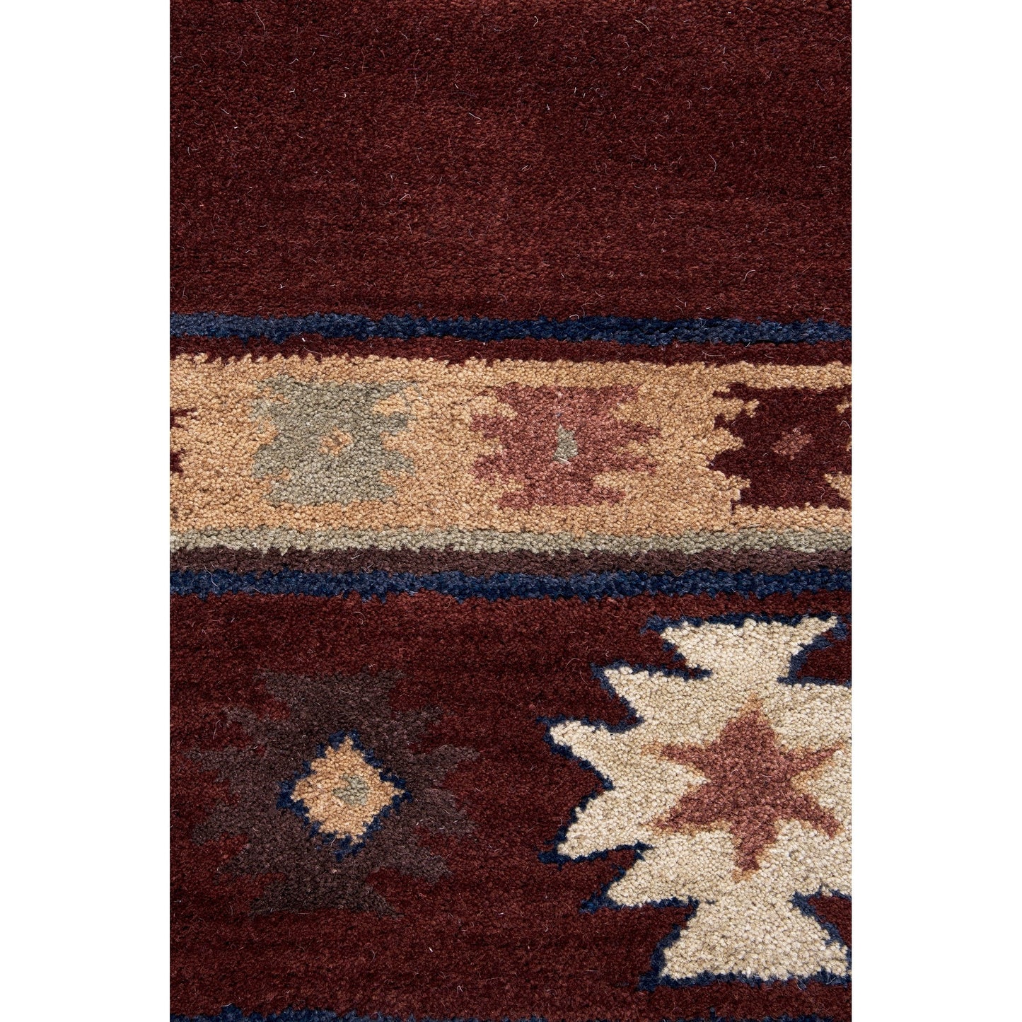 Tapis en laine touffeté à la main Alora Decor Ryder Southwestern