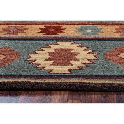 Tapis en laine touffeté à la main Alora Decor Ryder Southwestern