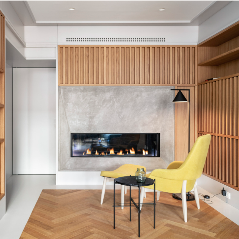 Fauteuil de salon à dossier haut Spy 659