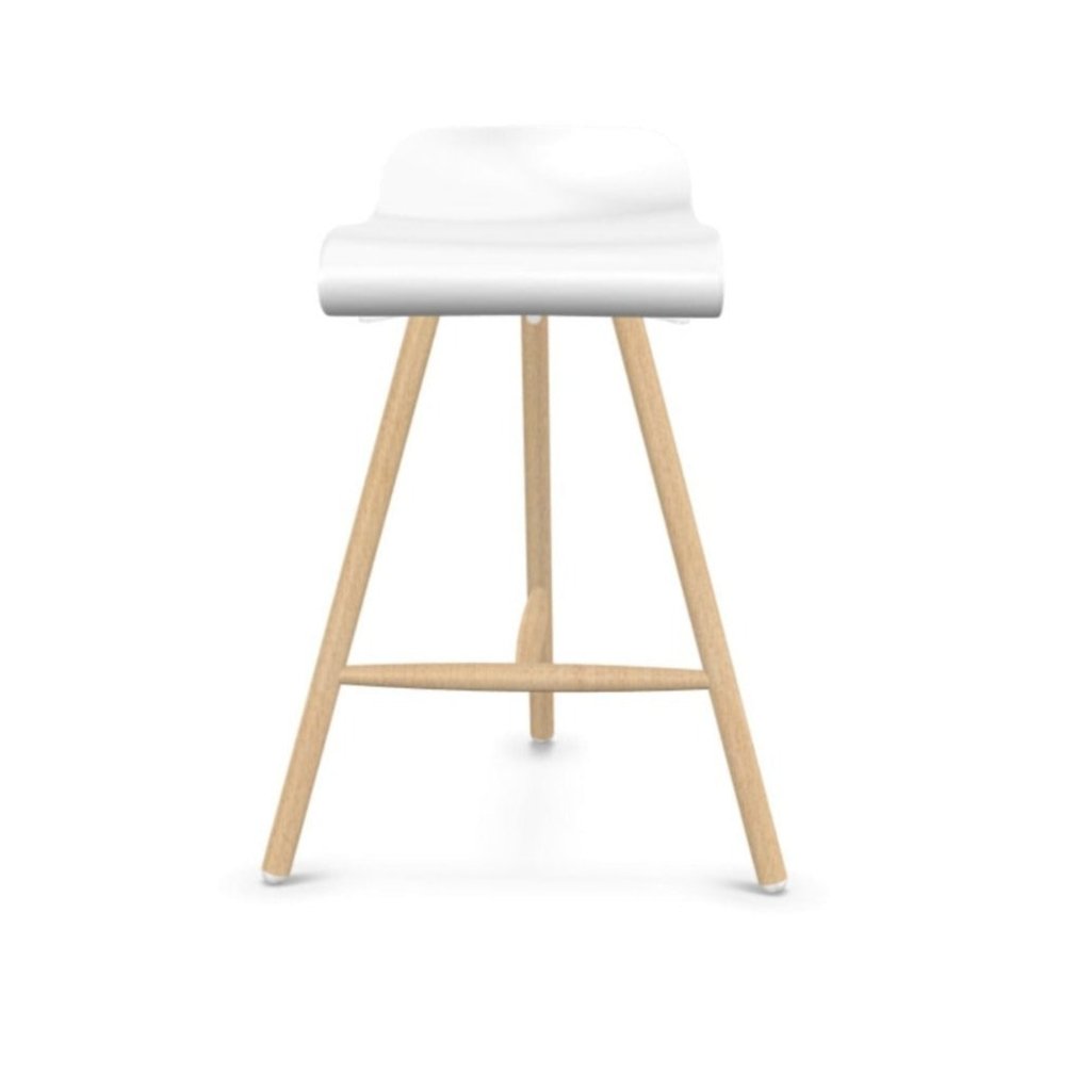 Tabouret BCN avec base en bois