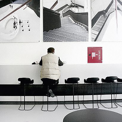 Tabouret de bar BCN à piètement traîneau - Livraison rapide