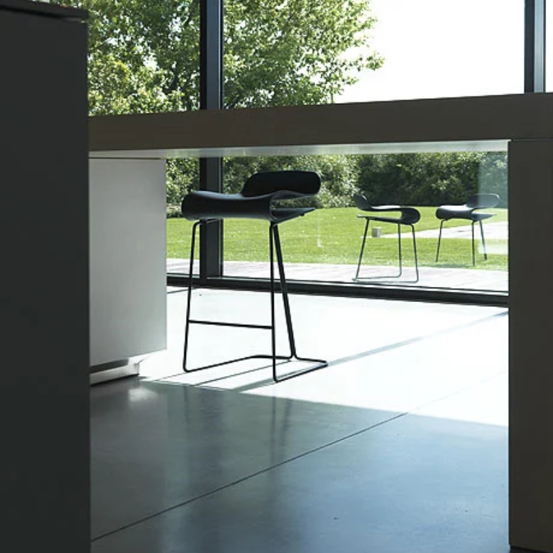 Tabouret de bar BCN à piètement traîneau - Livraison rapide