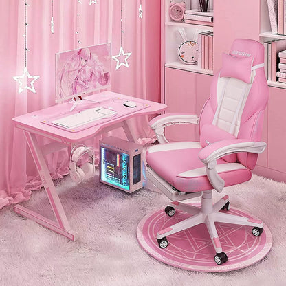 Chaise de jeu de style course BOSSIN, chaise de jeu grande et grande de 300 lb, chaise d'ordinateur à dossier haut