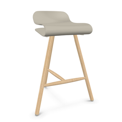Tabouret BCN avec base en bois