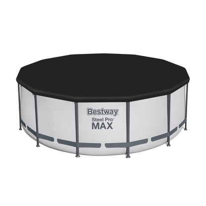 Piscine hors sol ronde Bestway Steel Pro MAX avec pompe et couverture