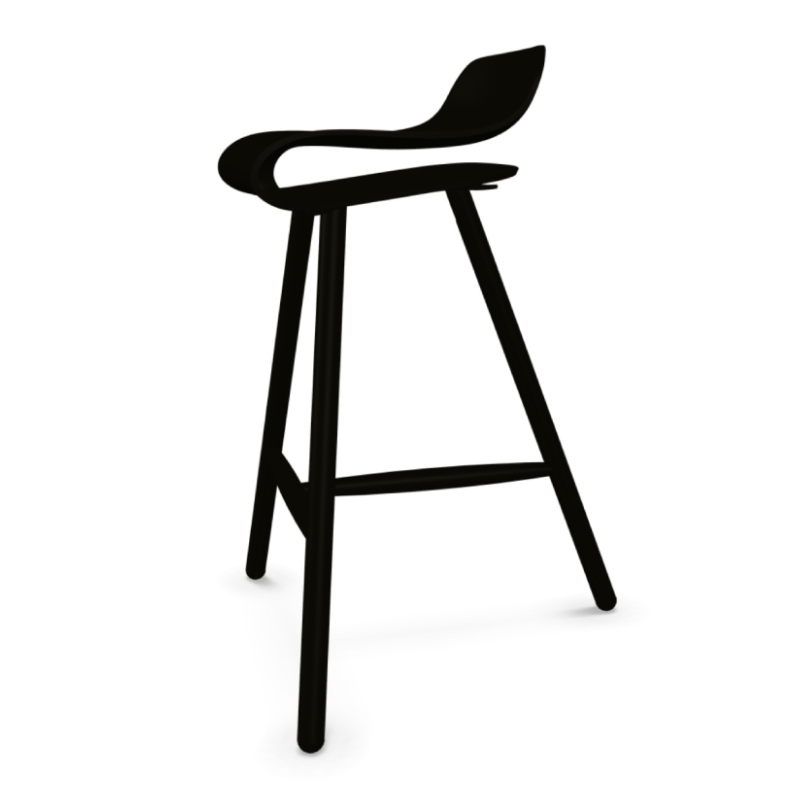 Tabouret BCN avec base en bois