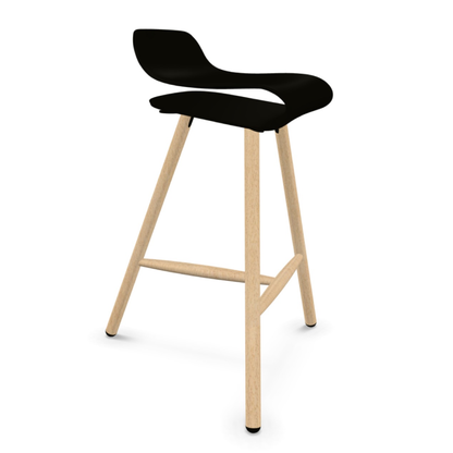 Tabouret BCN avec base en bois