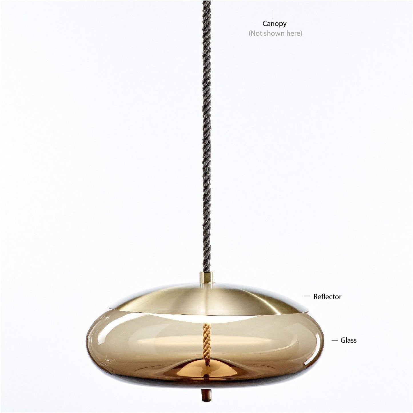 Petite lampe suspendue Knot Disco