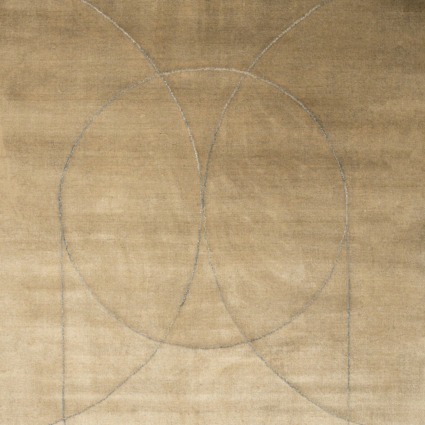 Tapis noué à l'aide d'un métier à tisser Circulus