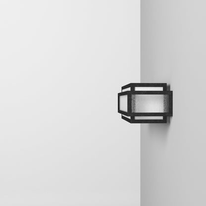 Barre de salle de bain carrée Lavery Camden, 3 lumières, en charbon de bois vieilli et verre grainé