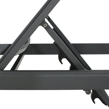 Chaise longue d'extérieur en aluminium Cape Coral (lot de 2) par Christopher Knight Home - 77,56 po x 25,20 po x 11,80 po