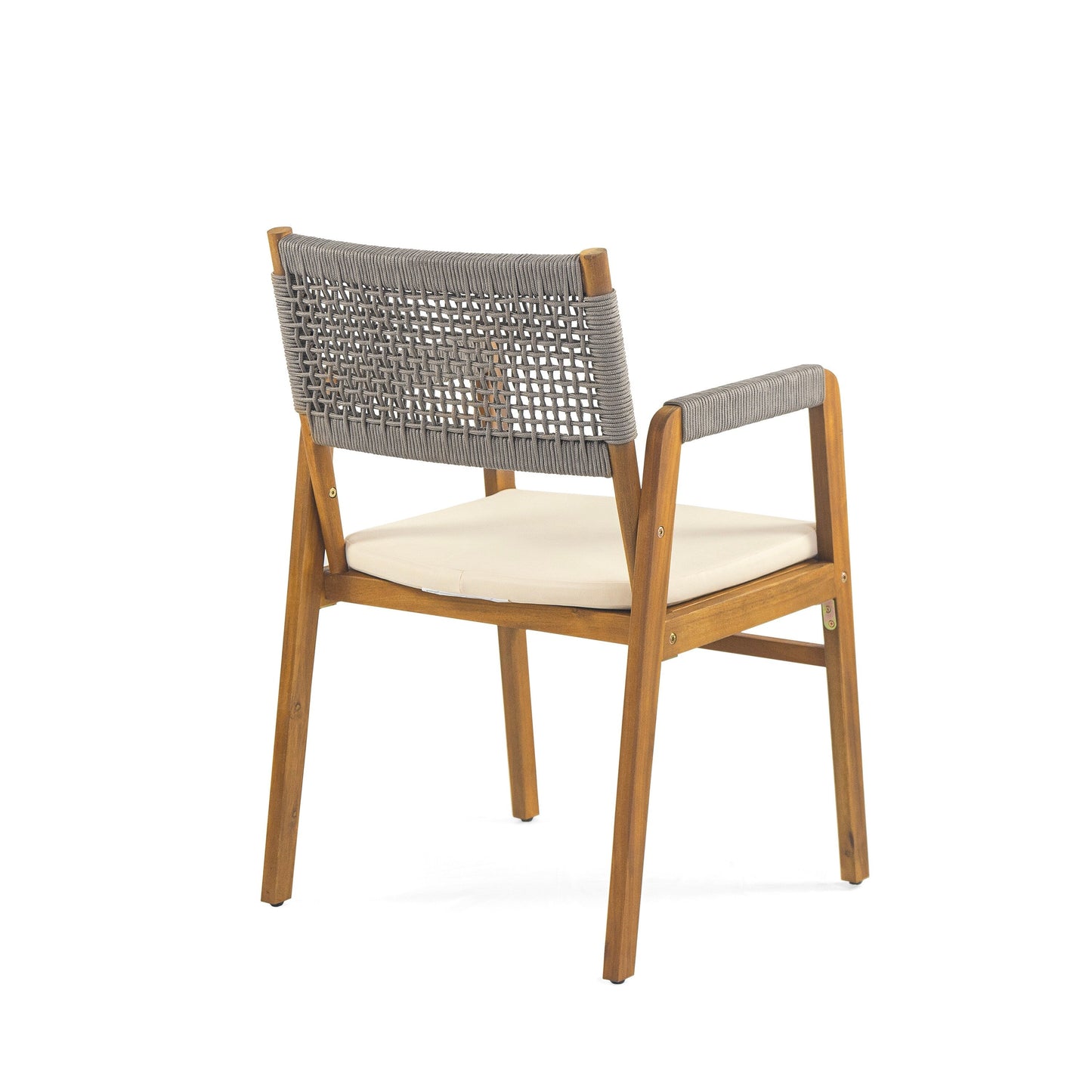 Ensemble de salle à manger d'extérieur Captef 5 pièces en bois d'acacia par Christopher Knight Home