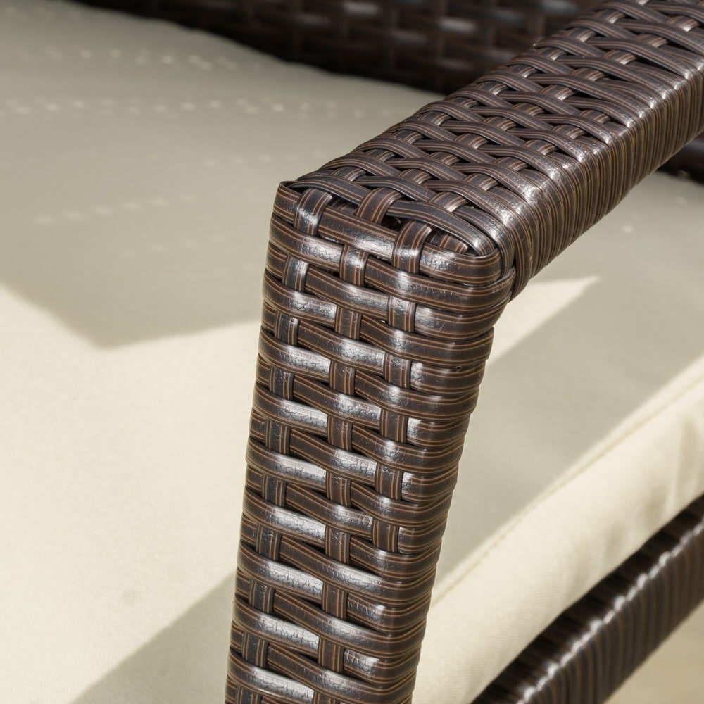 Ensemble bistrot 3 pièces en osier Elba par Christopher Knight Home