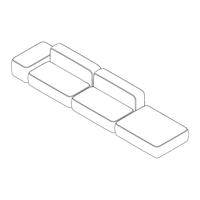 Canapé modulaire Plus