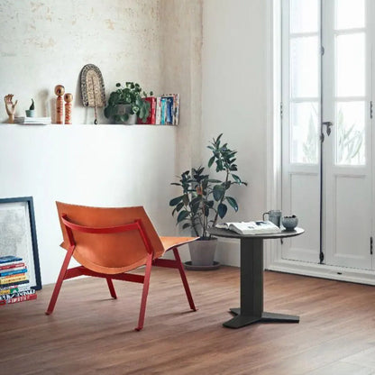 Fauteuil Lounge Panel 517V - Cuir