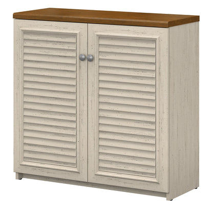 Armoire de rangement Fairview avec portes et étagères par Bush Furniture - 31,73 L x 12,76 l x 30,71 H